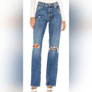 Free People Wild Flower Jean in Pacific Blue Size 32